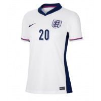 Anglicko Jarrod Bowen #20 Domáci Ženy futbalový dres ME 2024 Krátky Rukáv
